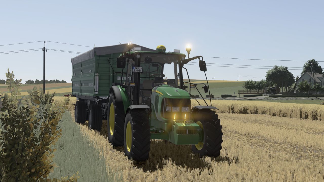 Трактор John Deere 5R для Farming Simulator 25