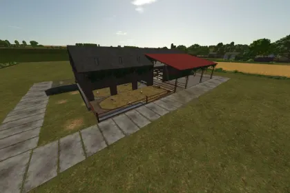 Свинарник Pig Barn для Farming Simulator 25