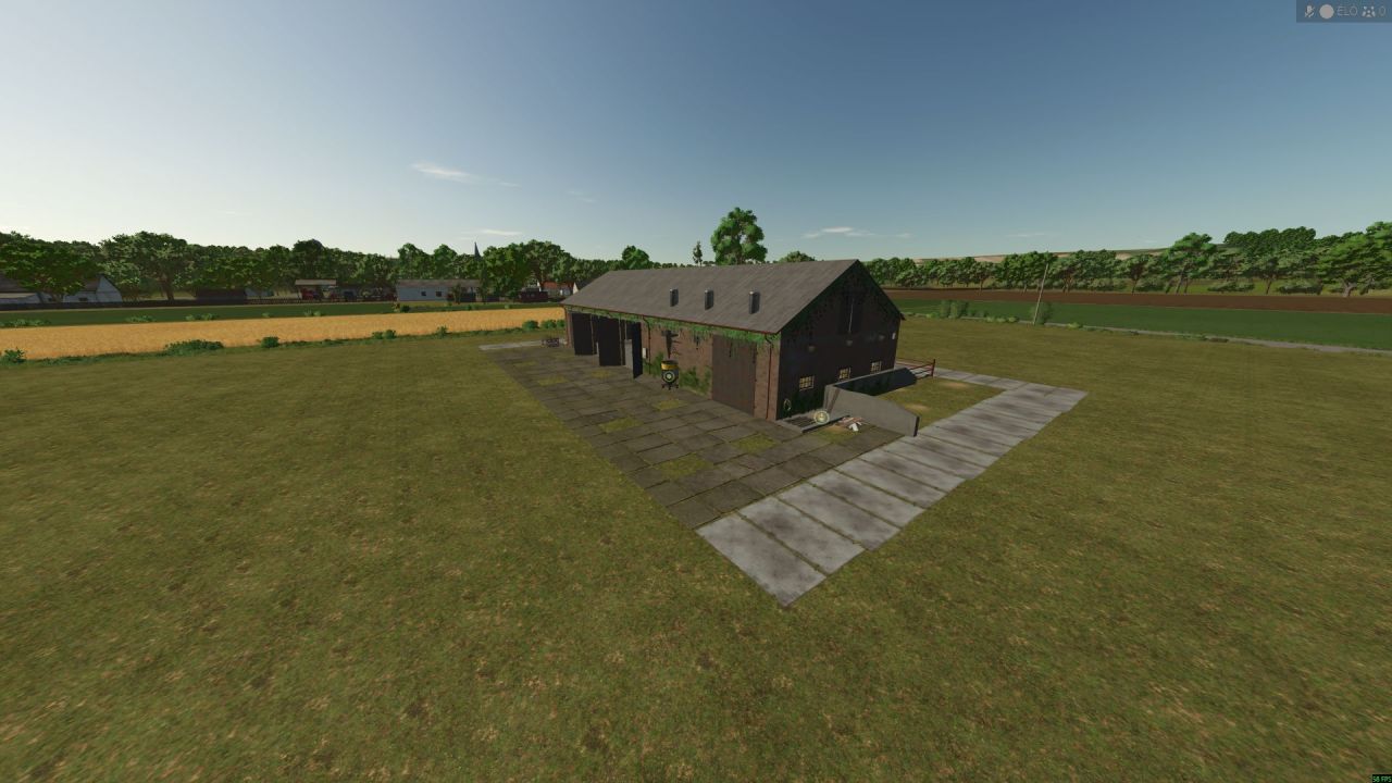 Свинарник Pig Barn для Farming Simulator 25