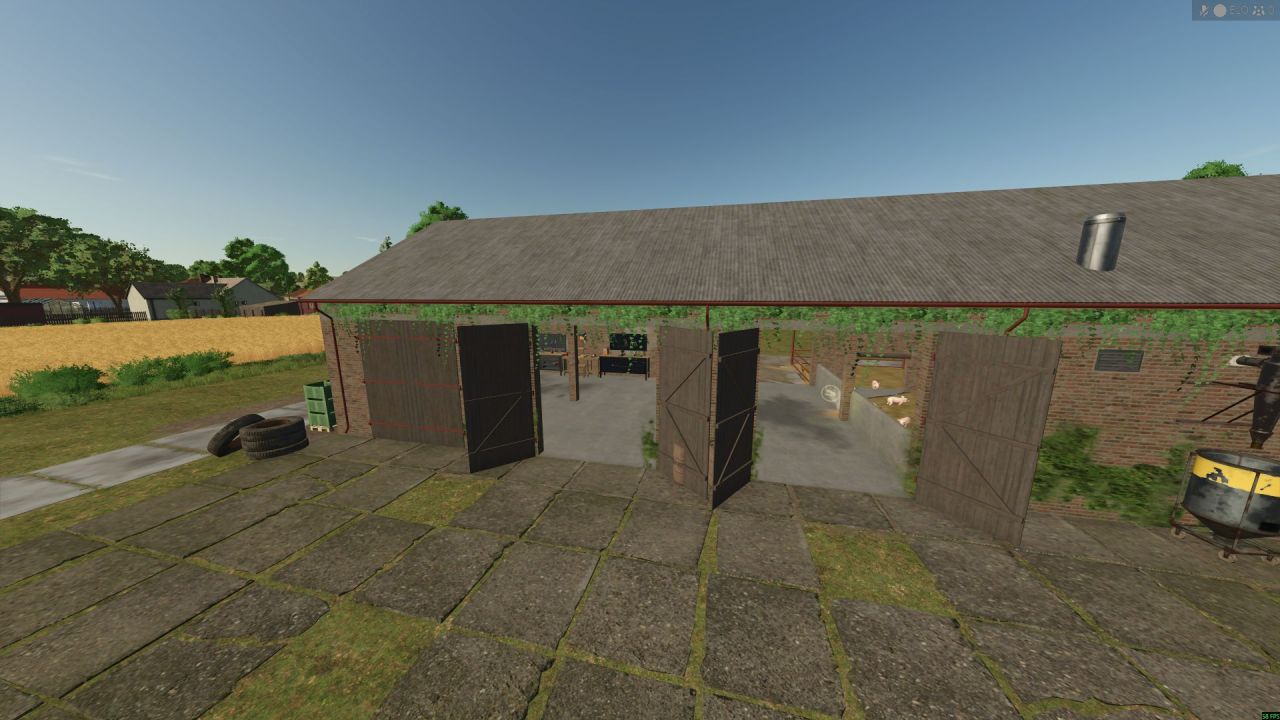 Свинарник Pig Barn для Farming Simulator 25