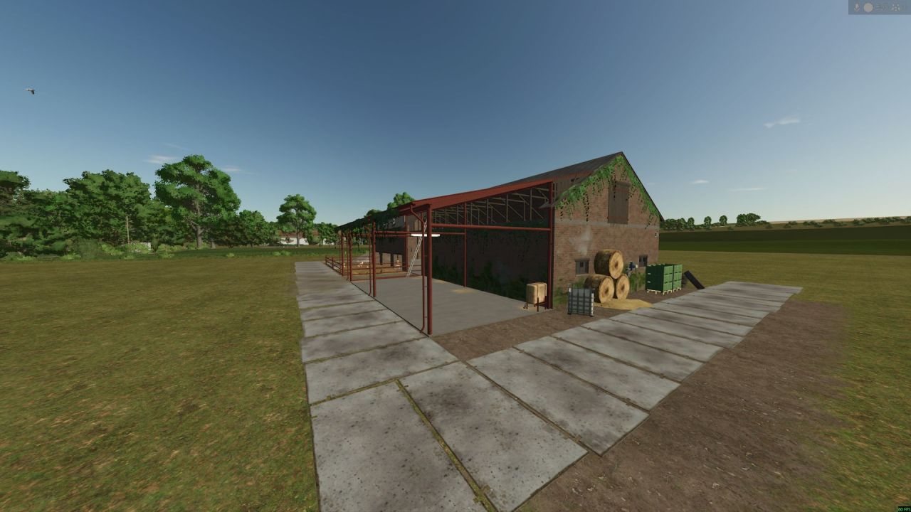 Свинарник Pig Barn для Farming Simulator 25
