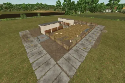 Свинарник Home stand pig barn для Farming Simulator 25 — 2