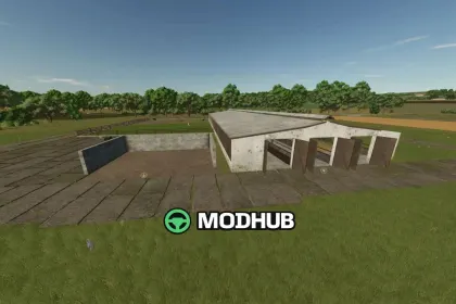 Big Cow barn v1.0 for FS25