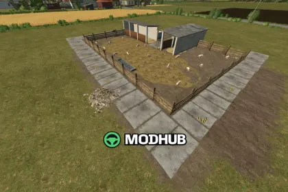 Свинарник на опорах Home stand pig barn V1.0 для FS25