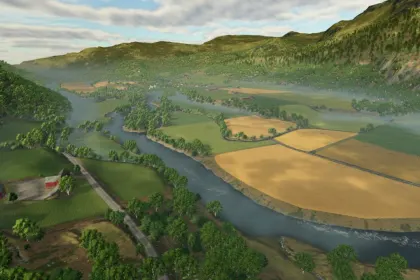 Оновлена Норвезька Карта Rennebu 25 для Farming Simulator 25 — Долина Оркли та 71 Поле — 1