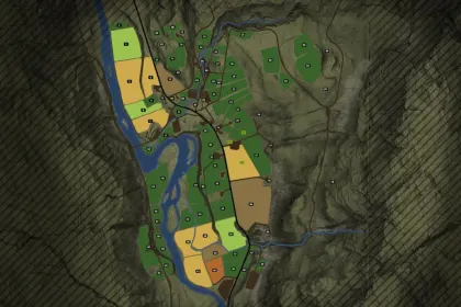 Оновлена Норвезька Карта Rennebu 25 для Farming Simulator 25 — Долина Оркли та 71 Поле — 2