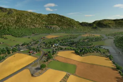 Оновлена Норвезька Карта Rennebu 25 для Farming Simulator 25 — Долина Оркли та 71 Поле — 3