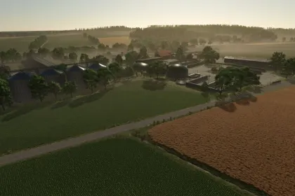 Legendäre Karte Somewhere In Thuringia IV Crossplay — Riesige Felder und Wälder für FS 25 — 6