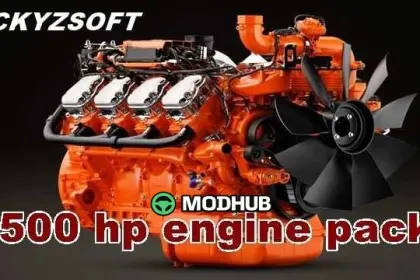 Пак потужності 1500HP для всіх вантажівок v1.61.1 ETS2