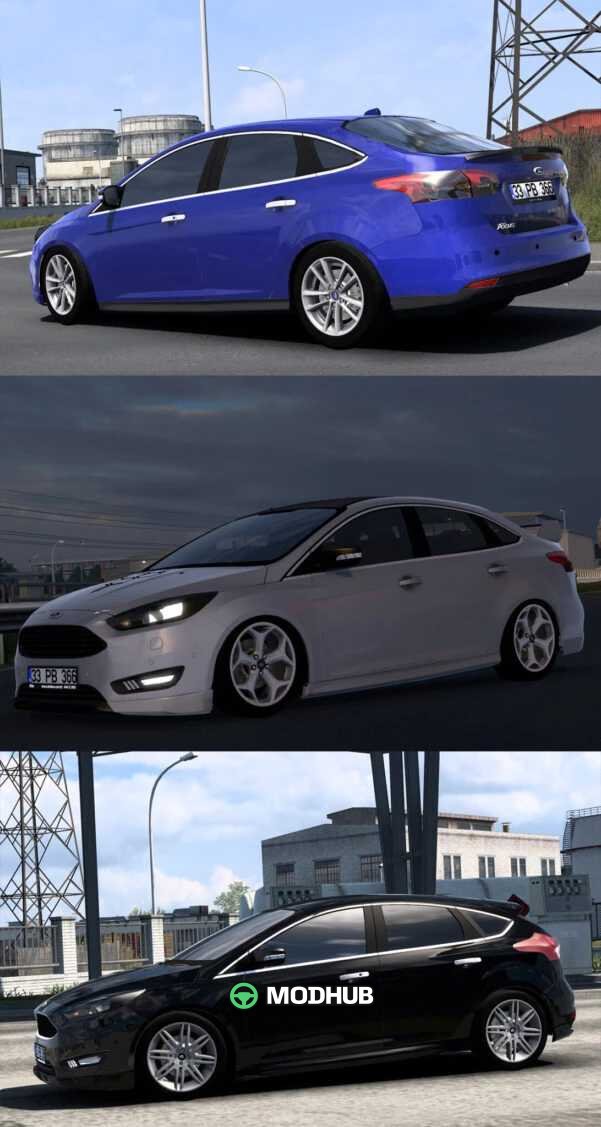 Passenger car Ford Focus Mk3 v1.61 for ETS2