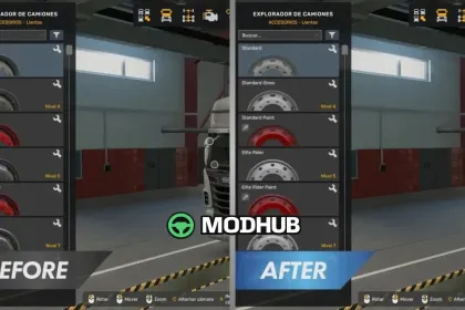 Тюнінг коліс Wheel Tuning Remastered v1.4 для ETS2 — 2