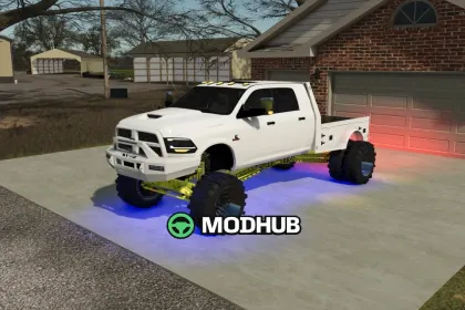 Пікап Dodge Ram Flatbed v1.0 для FS25