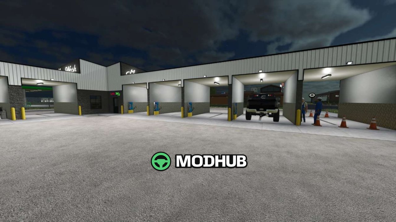 Max Wash Car Wash v1.0 for FS25
