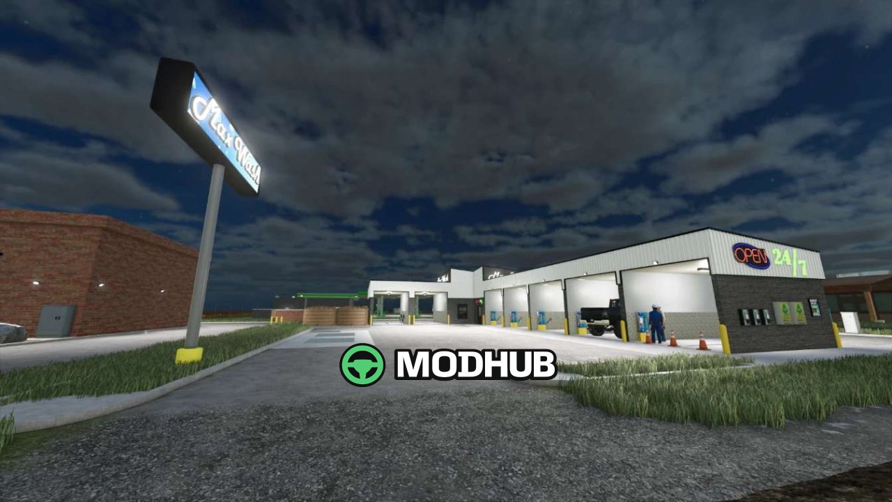 Max Wash Car Wash v1.0 for FS25