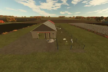 Скотний двір для овець Sheep Barn для Farming Simulator 25 — 3