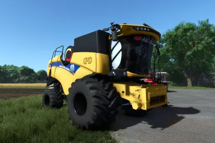 Комбайн New Holland CH7.70 для Farming Simulator 25