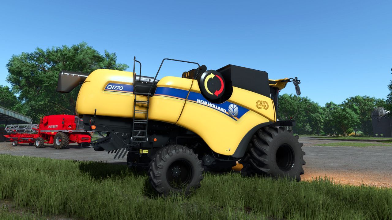 Комбайн New Holland CH7.70 для Farming Simulator 25