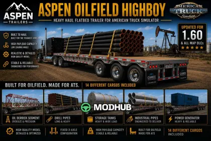 Причіп ASPEN OILFIELD HIGHBOY TRAILER v1.0 для ATS — 5