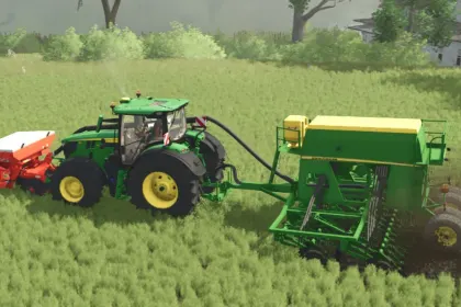 Сівалка John Deere 750A 6-метрова для Farming Simulator 25