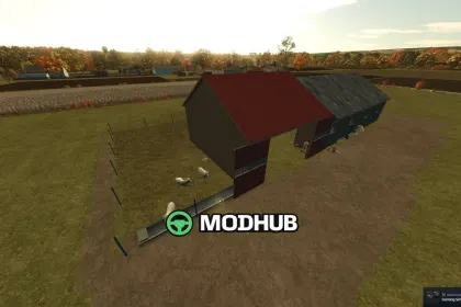 Пасіка для овець Sheep Barn V1.0 для FS25
