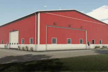 Ефективна Майстерня American Midwest Maintenance Shop для Ремонту та Зберігання Техніки у FS25 — 1