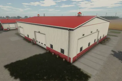 Ефективна Майстерня American Midwest Maintenance Shop для Ремонту та Зберігання Техніки у FS25 — 2