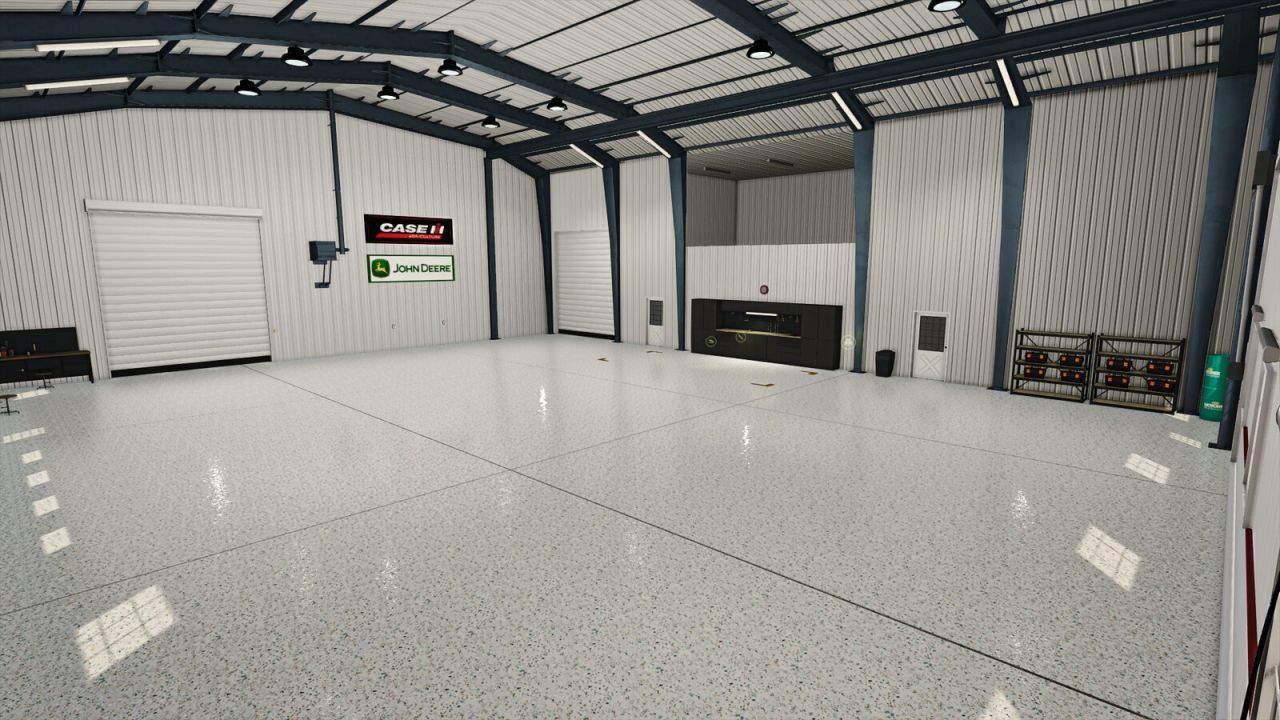 Ефективна Майстерня American Midwest Maintenance Shop для Ремонту та Зберігання Техніки у FS25