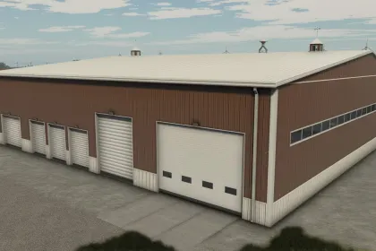Ефективна Майстерня American Midwest Maintenance Shop для Ремонту та Зберігання Техніки у FS25 — 4