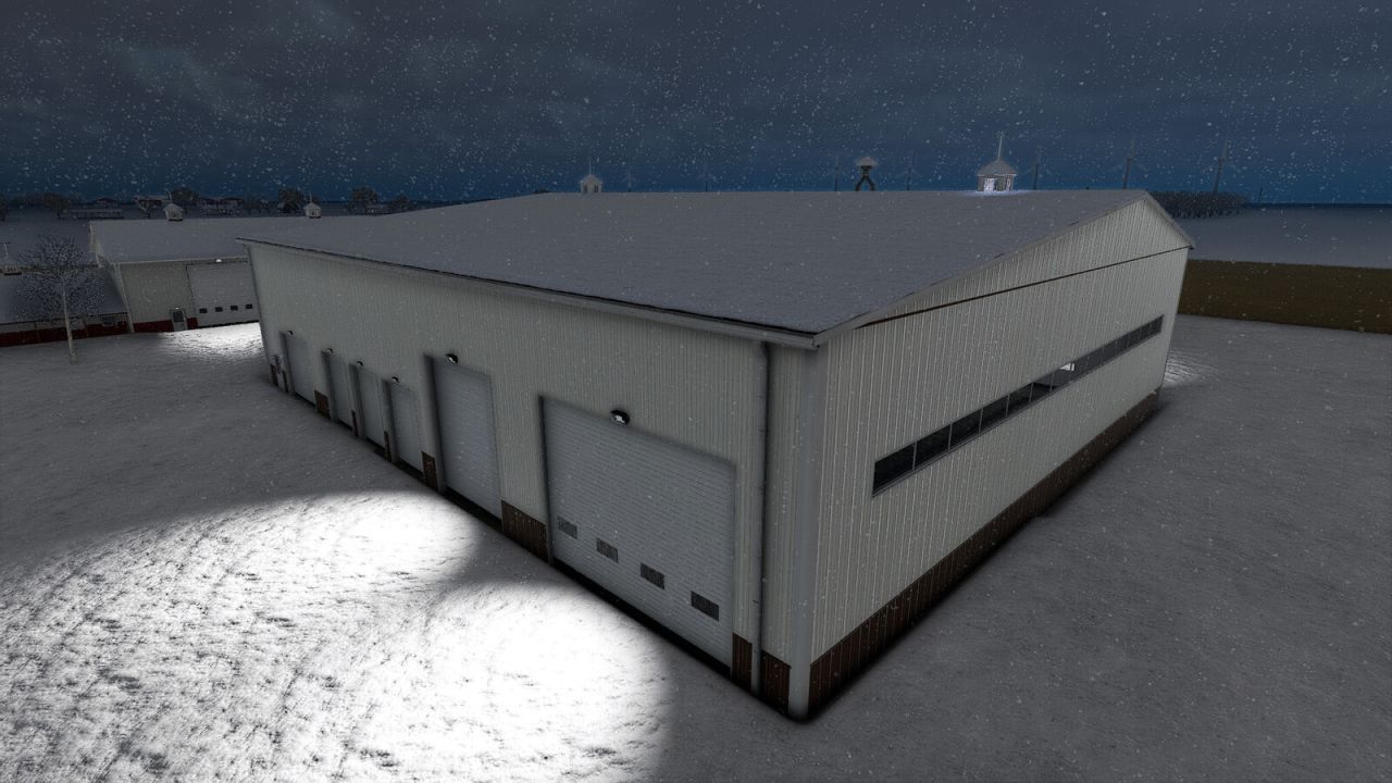 Ефективна Майстерня American Midwest Maintenance Shop для Ремонту та Зберігання Техніки у FS25