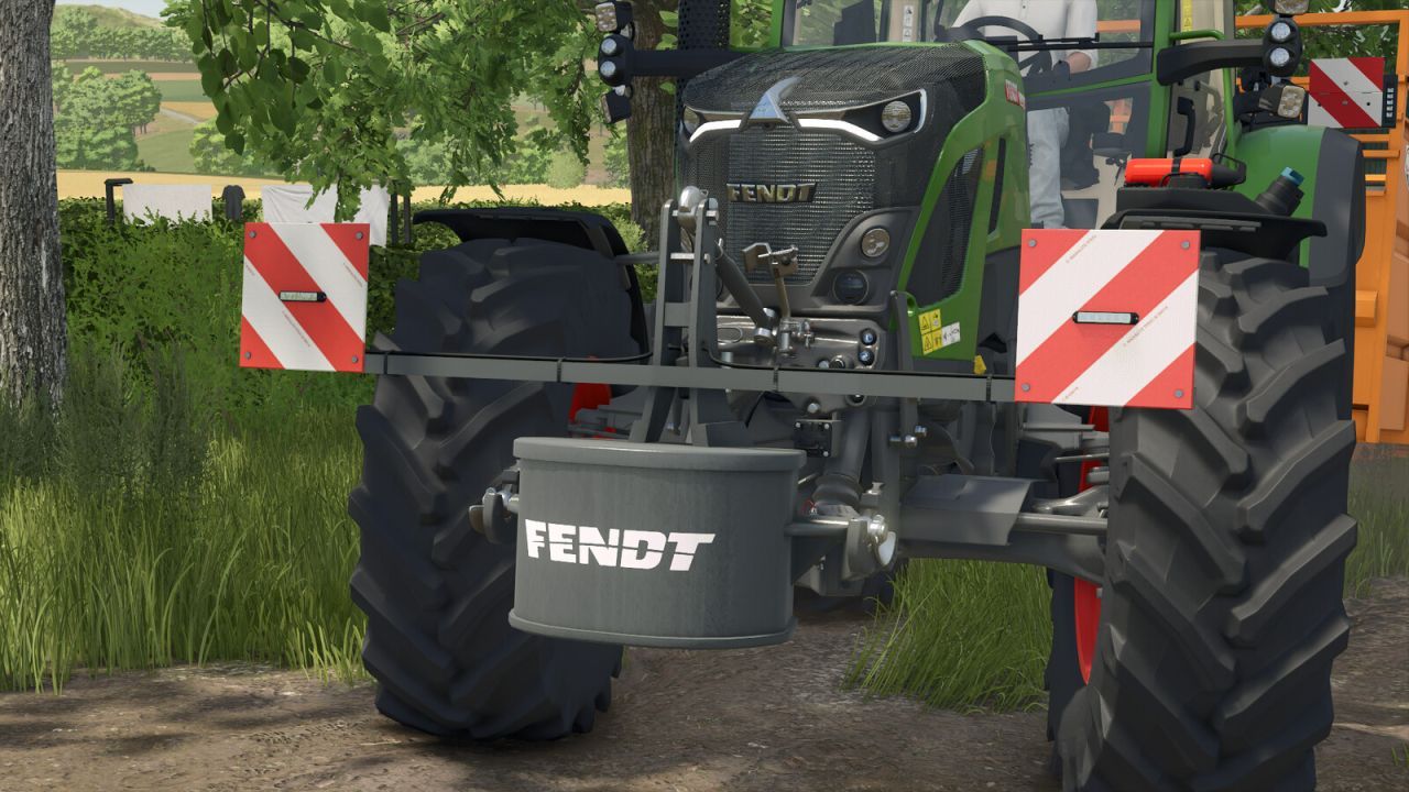 Effective Multi-Brand Safety Weight 750 kg with LED Beacons for Tractors