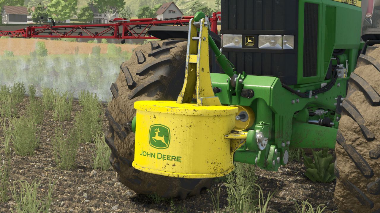 Effective Multi-Brand Safety Weight 750 kg with LED Beacons for Tractors