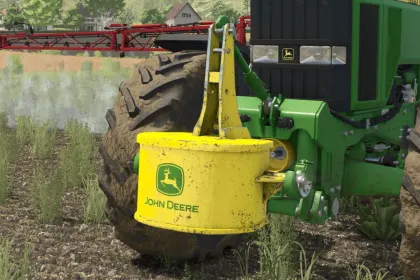 Ефективна Противага Multi-Brand Safety Weight 750 кг з LED-маячками для Тракторів