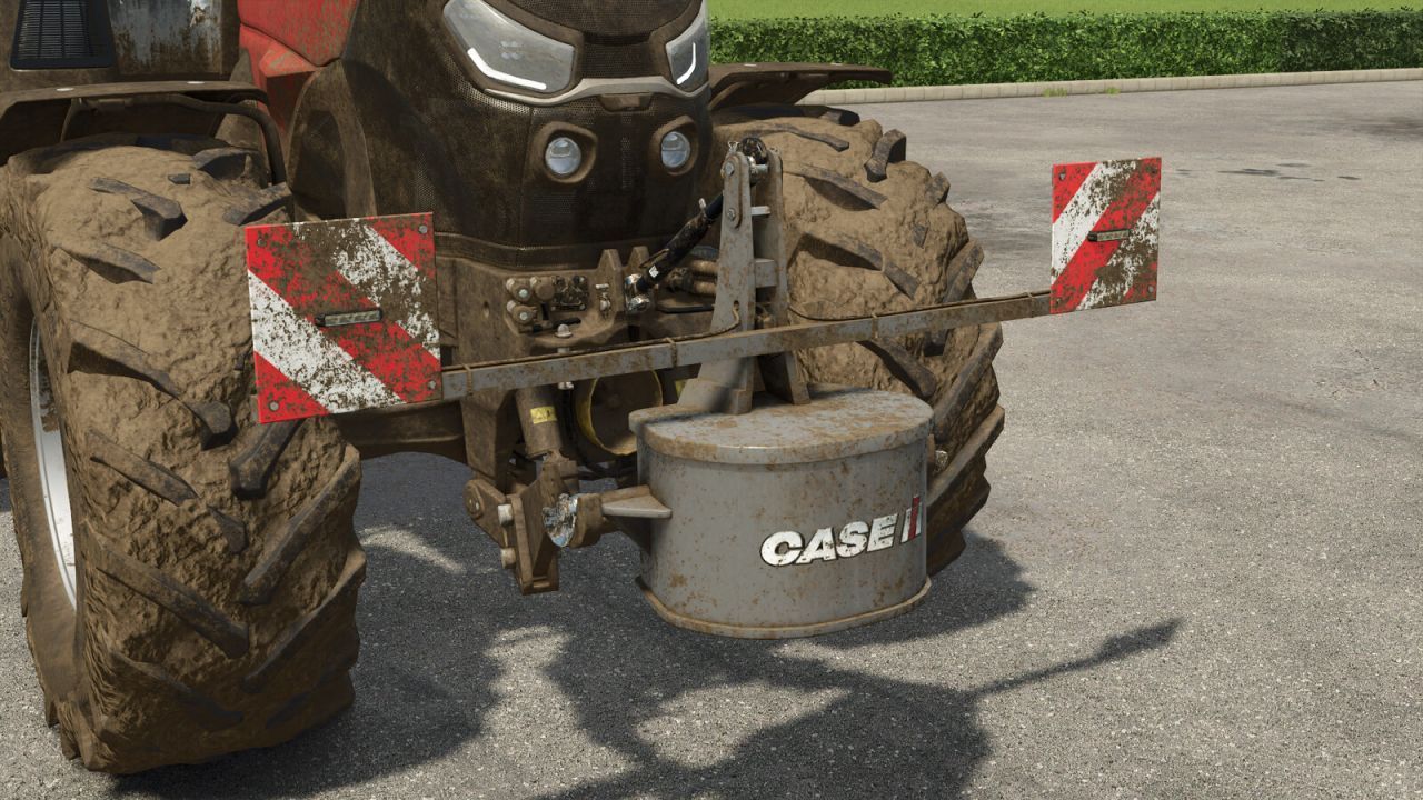 Effective Multi-Brand Safety Weight 750 kg with LED Beacons for Tractors