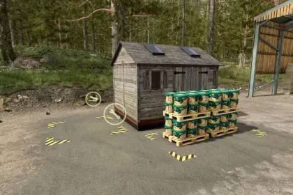 Efficient Fish Food Factory Small for Fish Feed Production in FS25 — 2