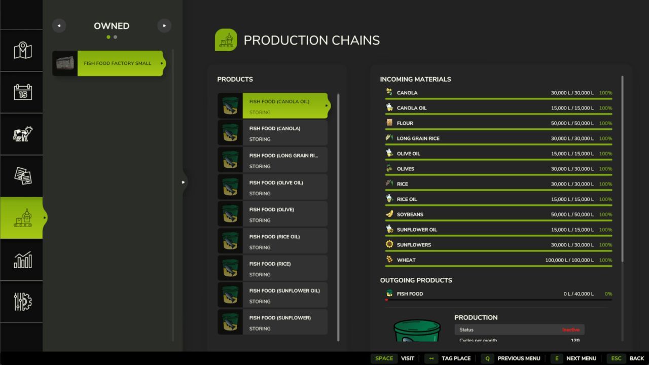 Efficient Fish Food Factory Small for Fish Feed Production in FS25
