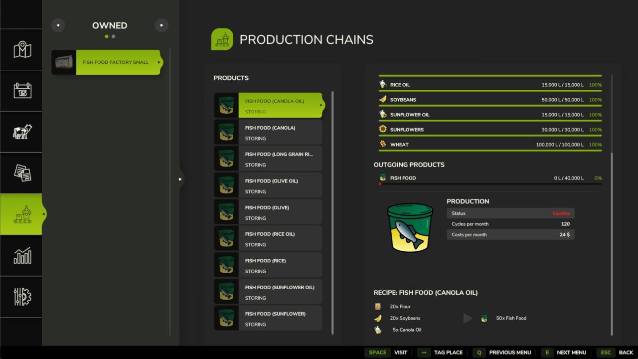 Efficient Fish Food Factory Small for Fish Feed Production in FS25