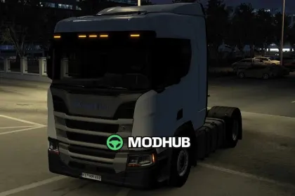 Набір сонцезахисних щитків Scania NG S/R v1.60 для ETS2
