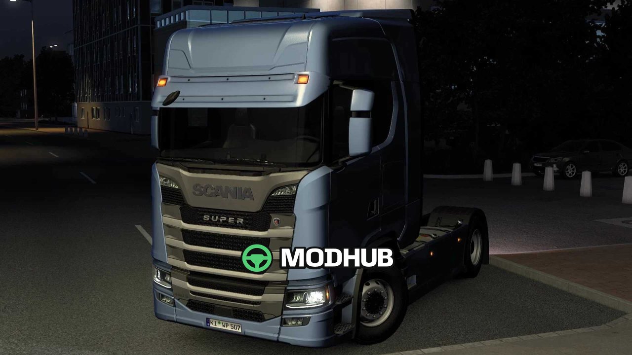 Zestaw osłon przeciwsłonecznych Scania NG S/R v1.60 do ETS2