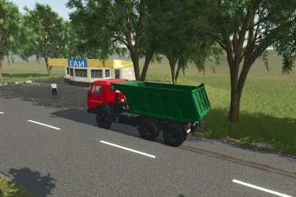 Потужний Самоскид Kamaz Savok для Farming Simulator 25 — Швидкий та Місткий