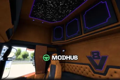 Набір інтер’єру Scania Next Gen 770S Interior Pack v2.0 1.60 для ETS2