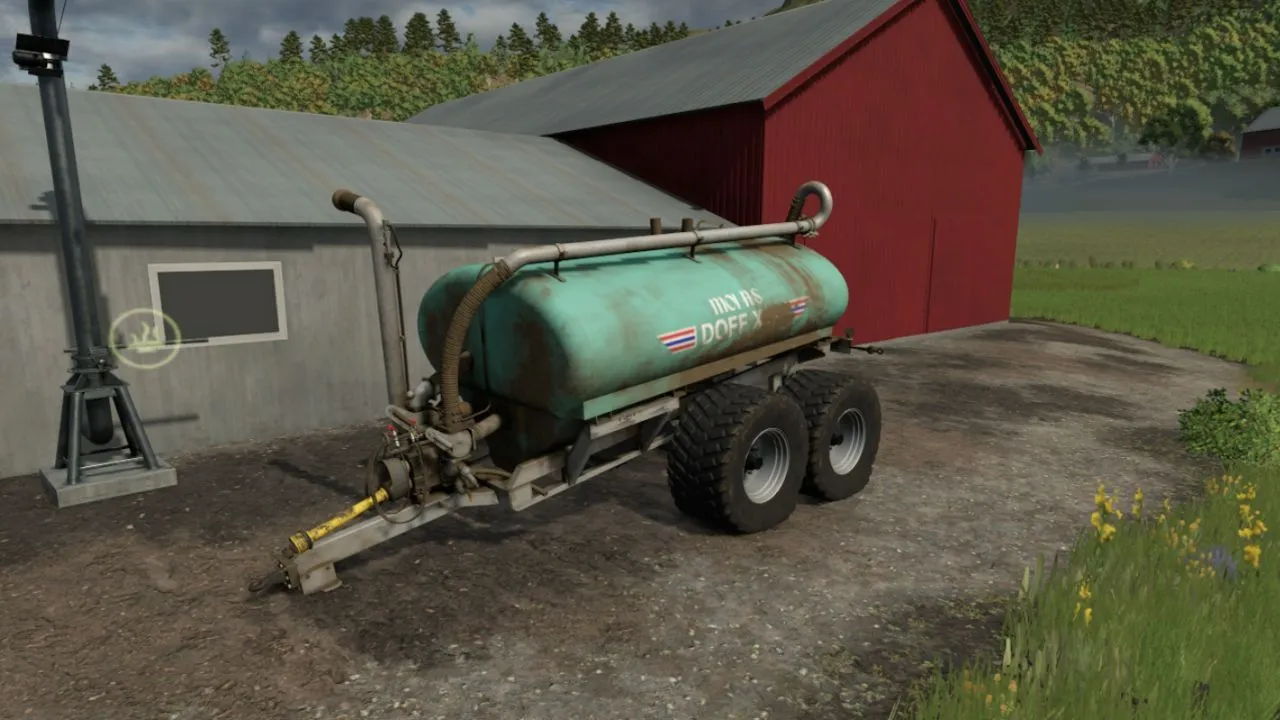 Efficient Manure Tank Moi Doff X11 (11,000 l) for Farming Simulator 25