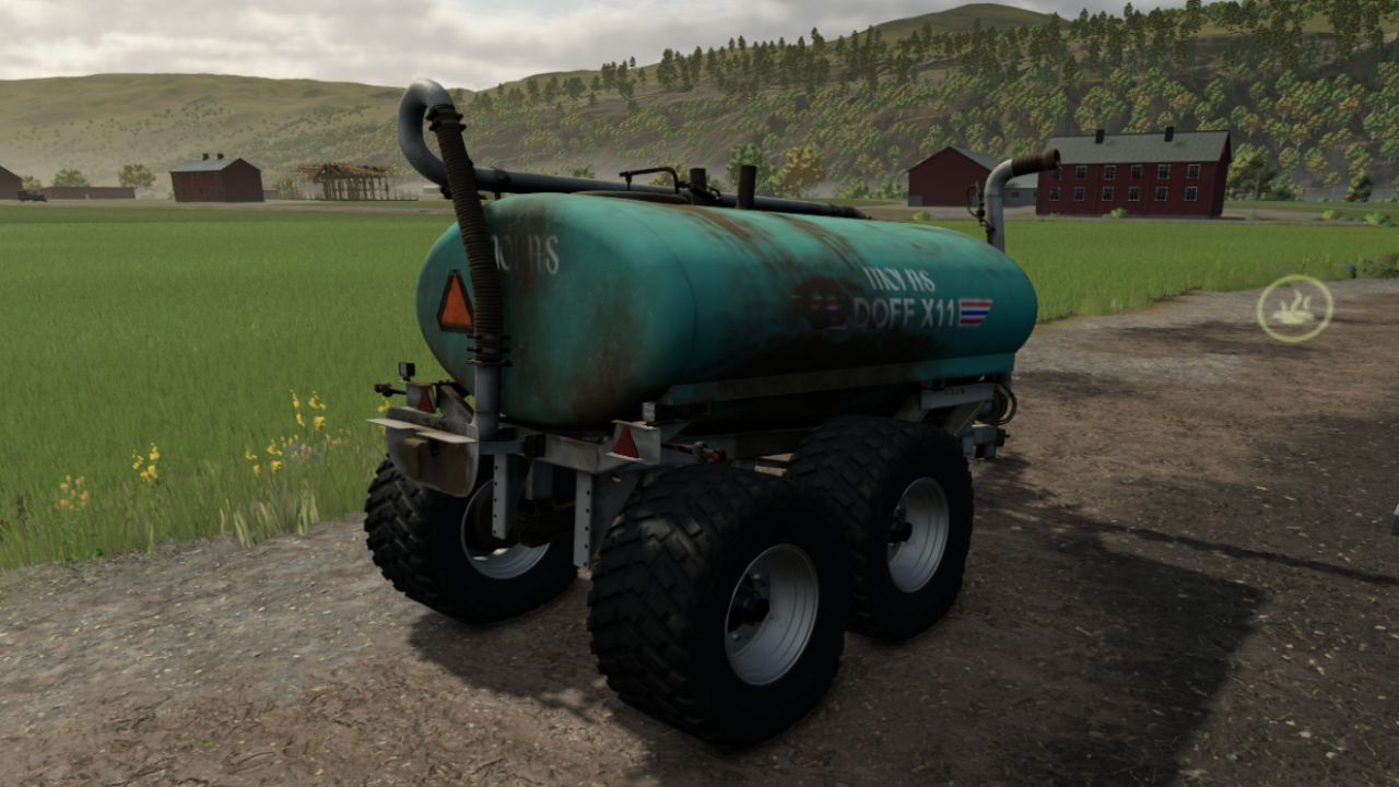 Efficient Manure Tank Moi Doff X11 (11,000 l) for Farming Simulator 25