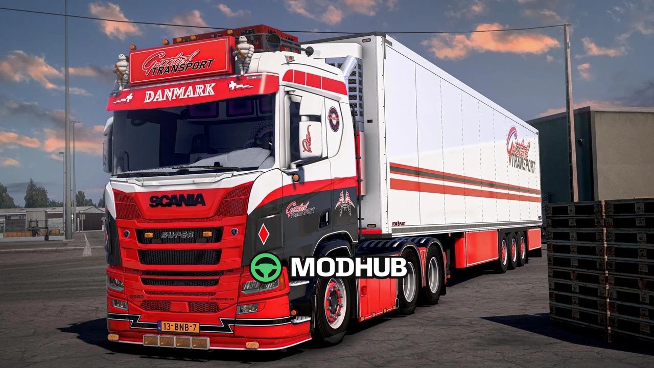 Вантажівка Scania R660 DANMARK для ETS2