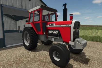 Legendarny Traktor Massey Ferguson 1155 — 155 KM do Ciężkich Prac w FS25 — 1