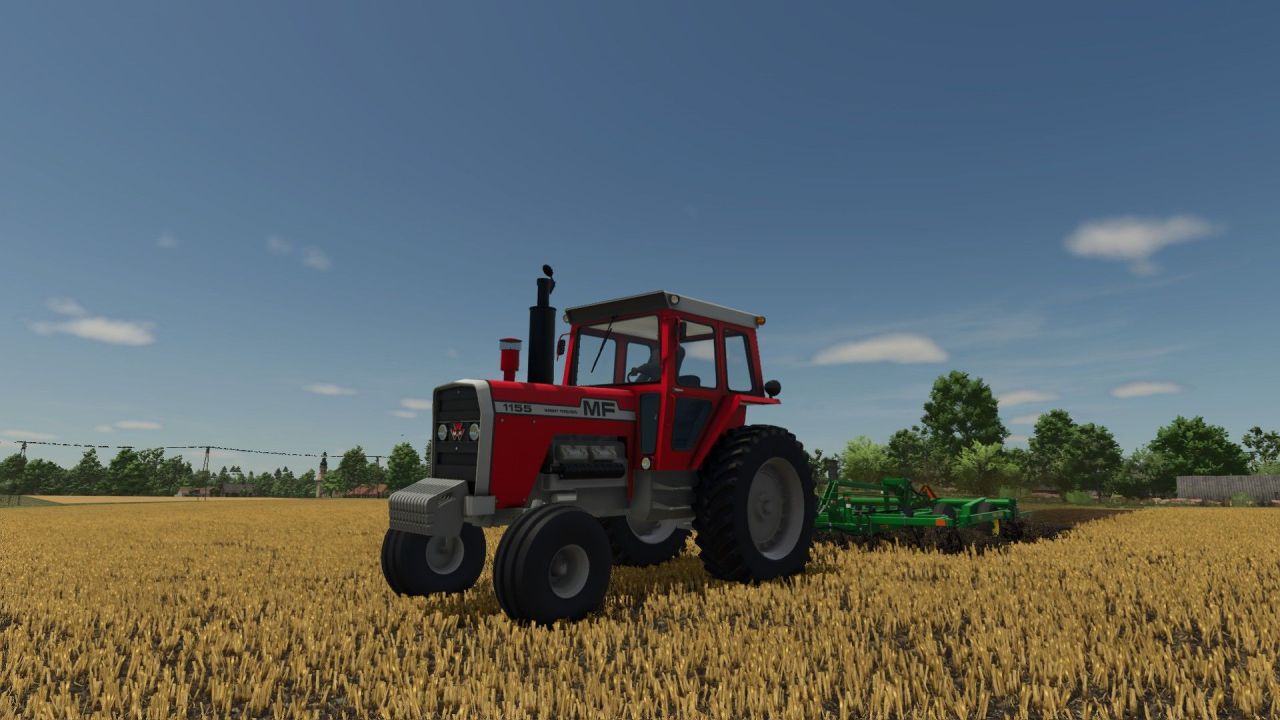 Legendarny Traktor Massey Ferguson 1155 — 155 KM do Ciężkich Prac w FS25