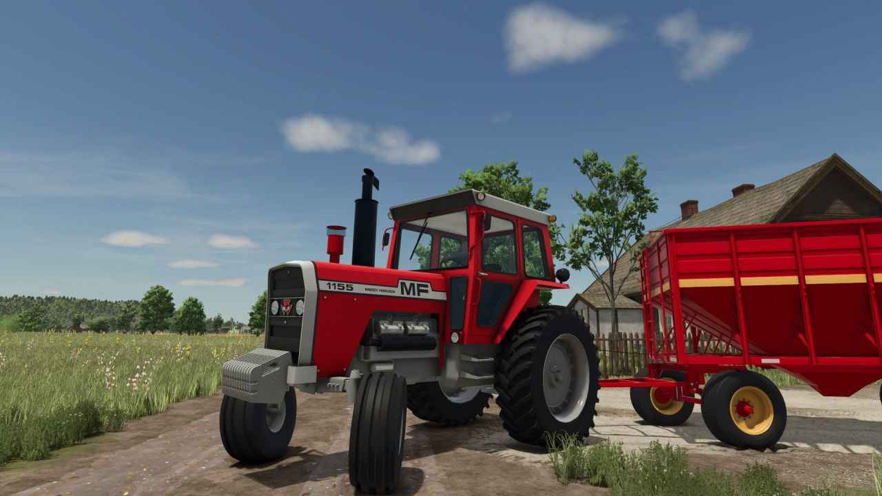 Legendarny Traktor Massey Ferguson 1155 — 155 KM do Ciężkich Prac w FS25