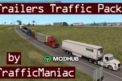 Traffic-Anhänger-Paket TrafficTrailers TrafficManiac v7.6.2 für ATS