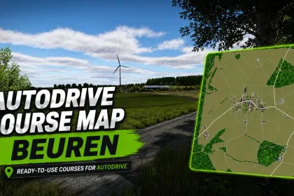 Курс AutoDrive Beuren для Farming Simulator 25