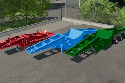 Zestaw specjalistycznych przyczep do Farming Simulator 22