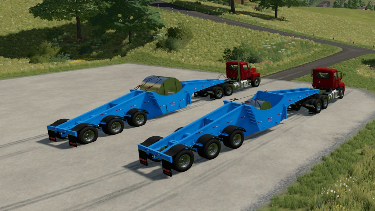 Zestaw specjalistycznych przyczep do Farming Simulator 22